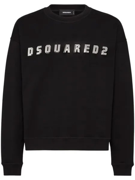 DSQUARED2 толстовка с логотипом, черный