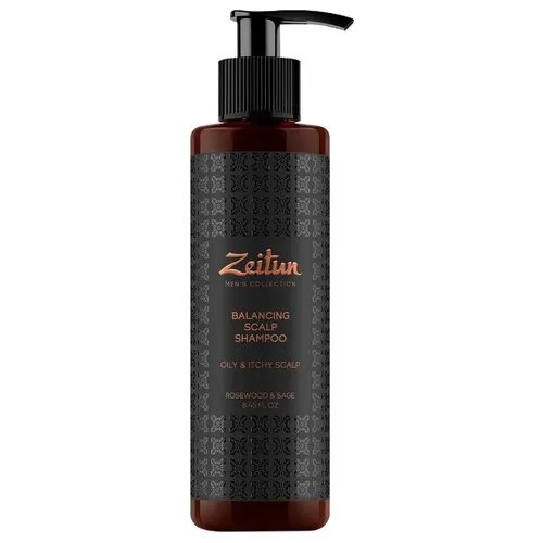 Zeitun шампунь Balancing Scalp для мужчин 250 мл с дозатором