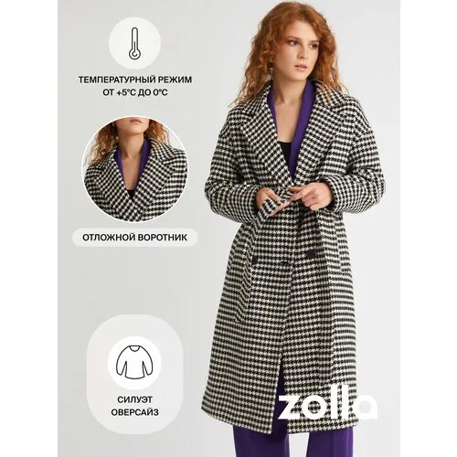 Пальто Zolla, размер L, черный