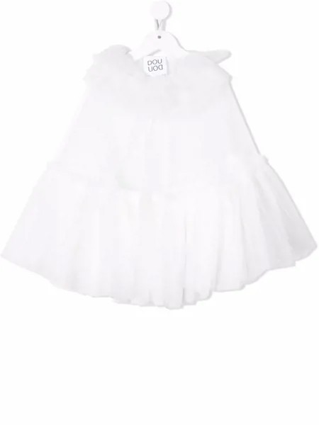 Douuod Kids кейп из тюля с оборками