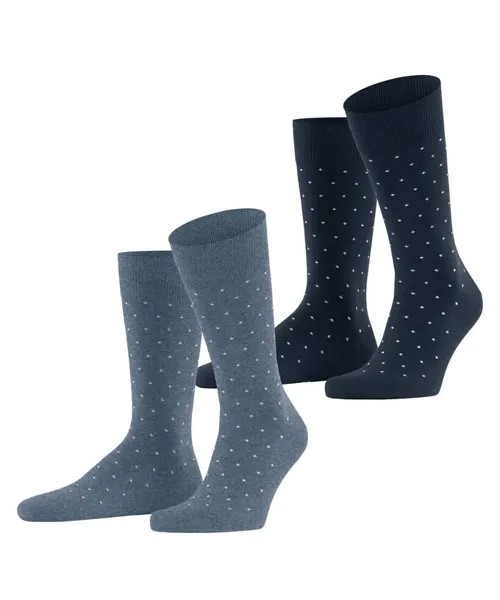 Носки Fine Dot, 2 пары Esprit, мультиколор