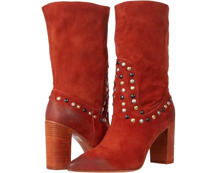 Ботинки Free People Studded Dakota Heel Boot, цвет Ginger Snap