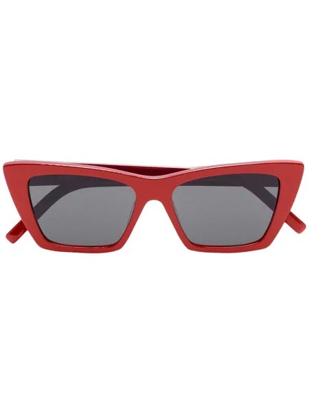 Saint Laurent Eyewear солнцезащитные очки в прямоугольной оправе