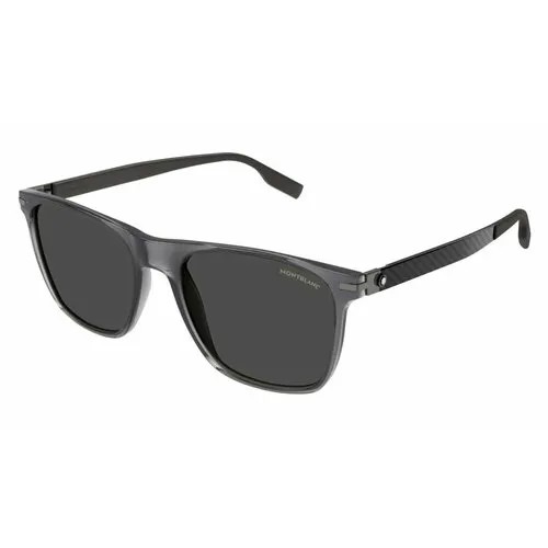 Солнцезащитные очки Montblanc MB0248S 004, прямоугольные, для мужчин, черный