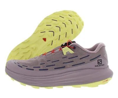 Женские кроссовки Salomon Ultra Glide Trail, перепелиный/желтый, 8 B Medium US