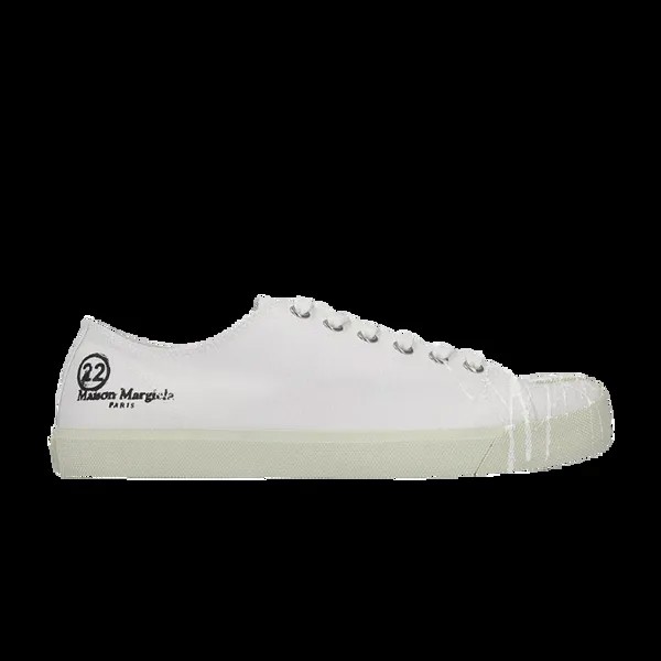 Кроссовки Maison Margiela Tabi Canvas Low 'White Spill', белый