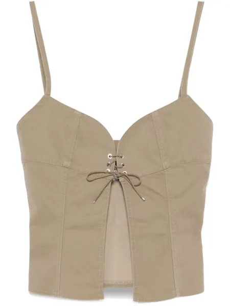Ludovic de Saint Sernin топ Easy Cleavage, зеленый