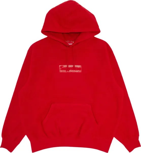 Толстовка Supreme Inside Out Box Logo Hooded Sweatshirt 'Red', красный