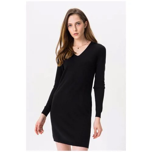 Трикотажное мини-платье Vero moda 10203289 Черный 46