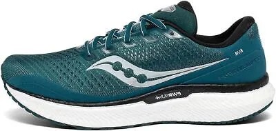 Мужские кроссовки Saucony Triumph 18, темно-бирюзовый/серебристый, 12,5 D, средний США