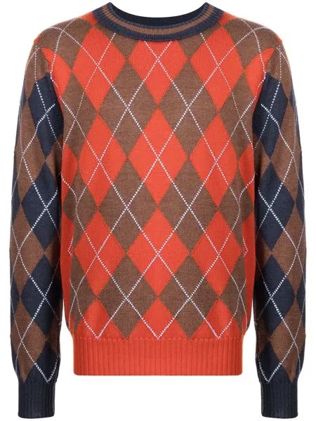 Pringle of Scotland argyle knit jumper