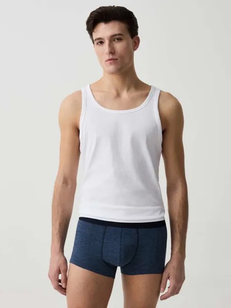 Боксеры Five-Pack из органического хлопка Ovs, цвет navy blue
