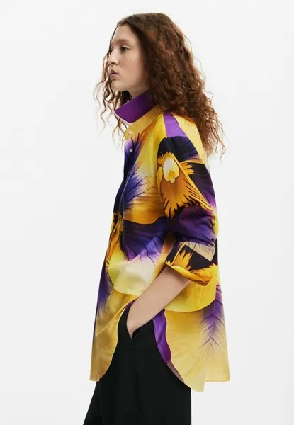 Рубашка-блузка Desigual, разноцветный