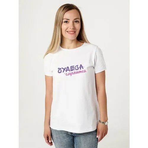 Футболка Валерия Мура, размер XS, белый