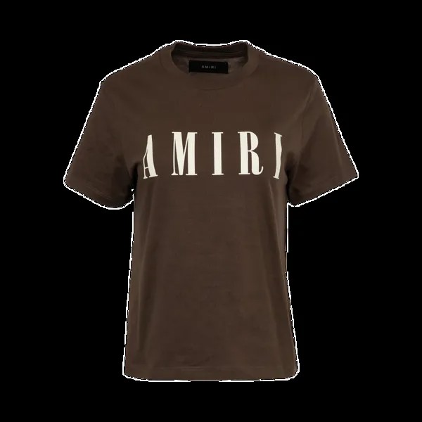 Футболка Amiri Core Logo Slim Fit 'Brown', коричневый