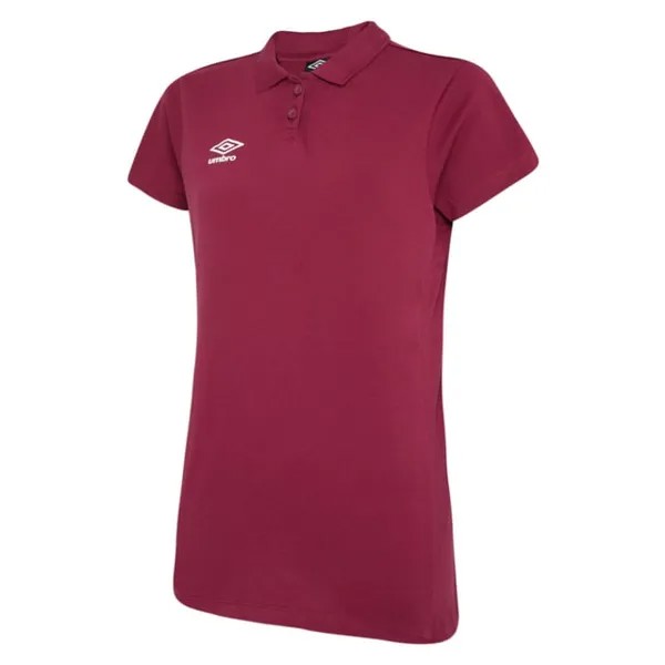 Женская клубная рубашка-поло Essential Umbro, красный