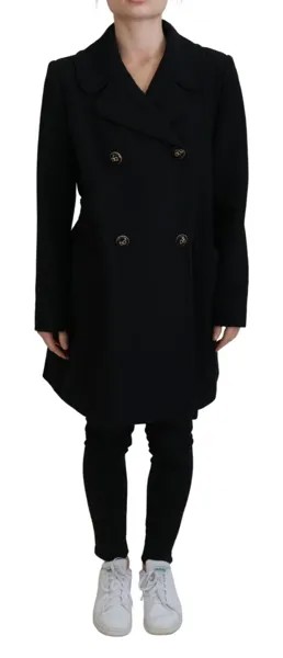 Куртка DOLCE - GABBANA Черный двубортный пиджак из полиэстера IT40/US6/S 2630usd