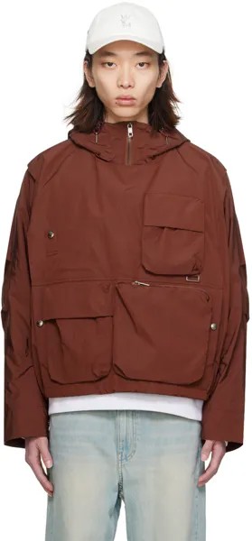 Красная куртка с несколькими карманами Wooyoungmi