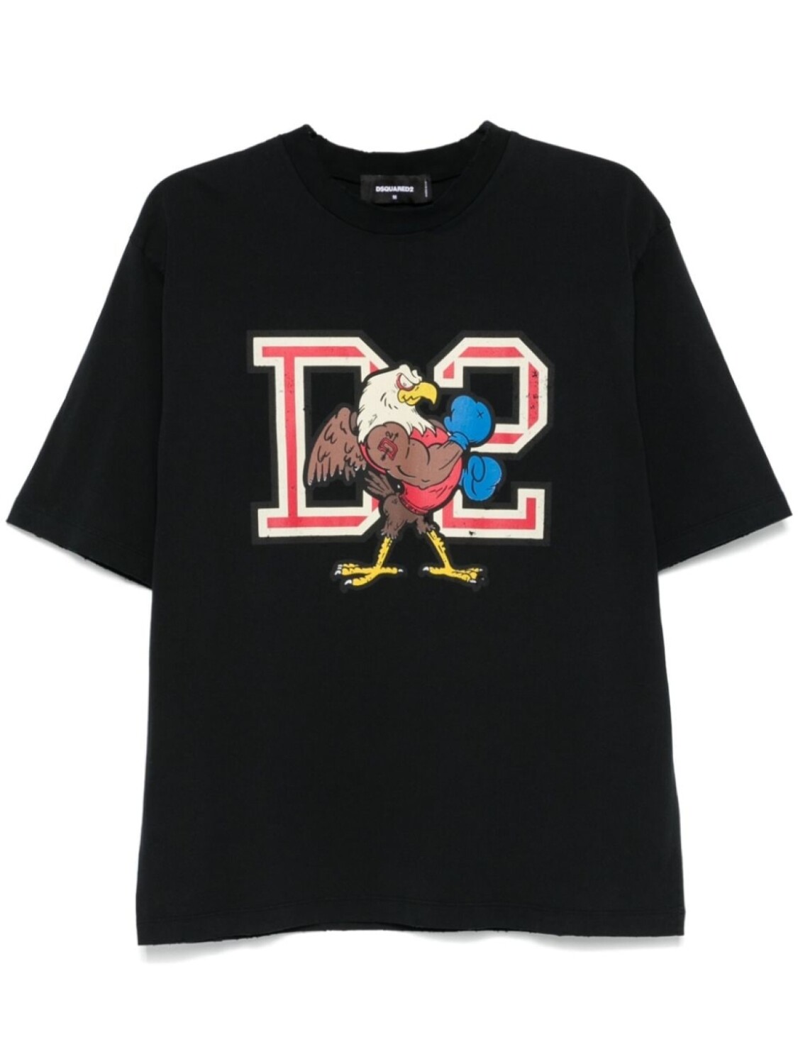 Dsquared2 футболка с графическим принтом DSQUARED2, черный