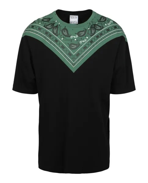 Бандана поверх футболки Marcelo Burlon, черный