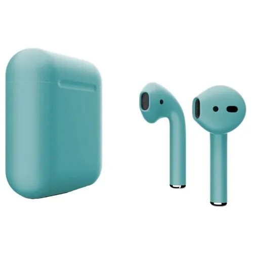 Беспроводные наушники Apple AirPods 2 Color (без беспроводной зарядки чехла), матовый тиффани