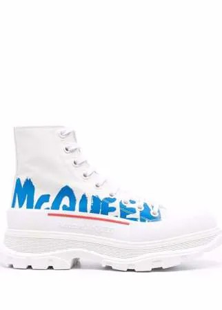 Alexander McQueen высокие кеды с логотипом