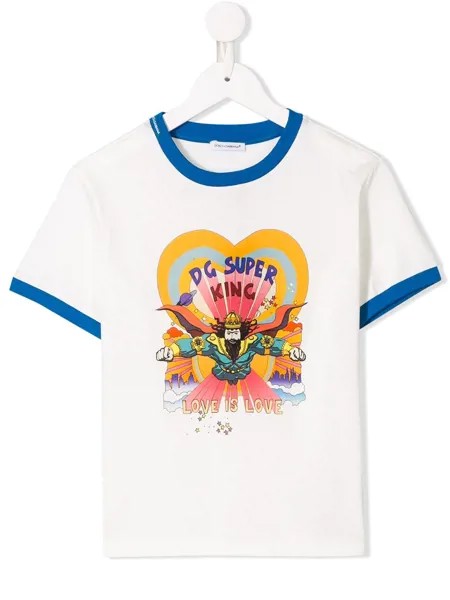 Dolce & Gabbana Kids футболка DG Super King