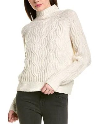 Водолазка Vince с текстурным узором, женский свитер из смеси шерсти и кашемира, размер L