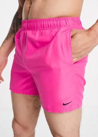 Розовые шорты для плавания длиной 5 дюймов Nike-Розовый цвет
