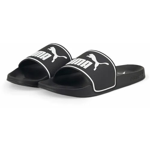 Шлепанцы PUMA Leadcat 2.0, размер 6 UK, черный, белый