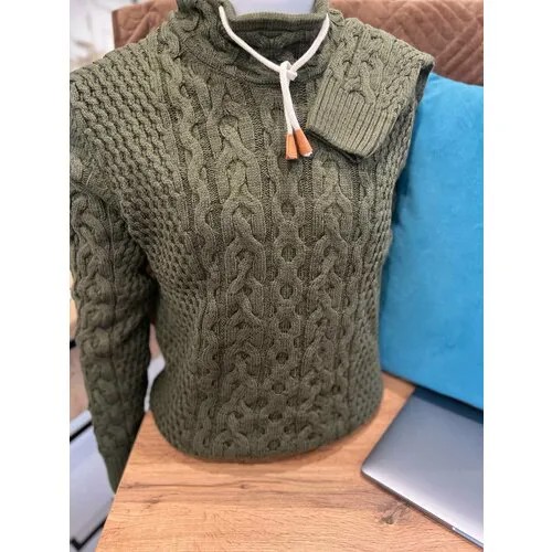 Джемпер Carmeliani Boutique. Итальянская мода (журнал), размер XXL, , зеленый