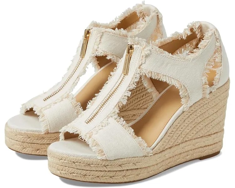 Туфли MICHAEL Michael Kors Berkley Mid Wedge, цвет Optic White
