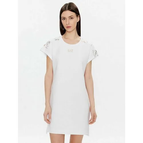 Платье EA7, размер XL [INT], белый