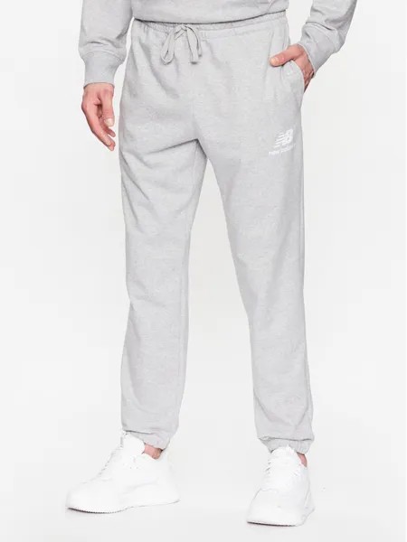 Спортивные брюки стандартного кроя New Balance, серый