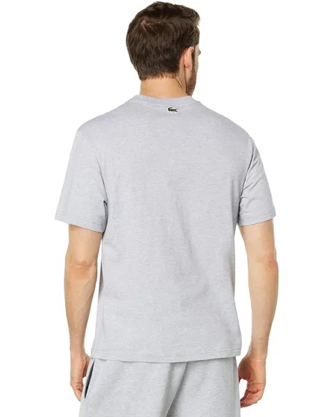 Футболка Lacoste Croc Graphic T-Shirt, цвет Silver Chine