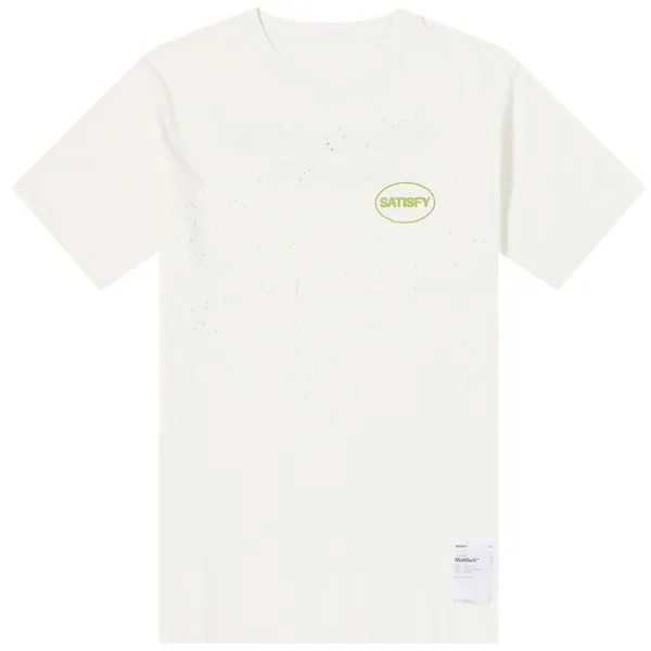 Футболка Satisfy Mothtech T-Shirt, цвет Off White