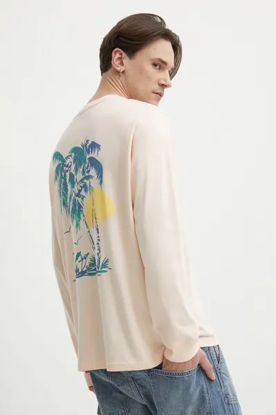 Хлопковый лонгслив Levi's, роза