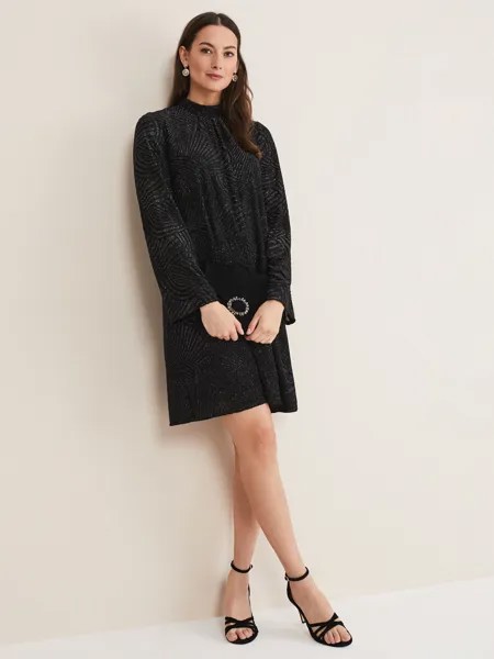 Бархатное платье Phase Eight Kirsta, черный