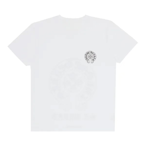Эксклюзивная футболка Chrome Hearts St. Barths с подковой, цвет Белый