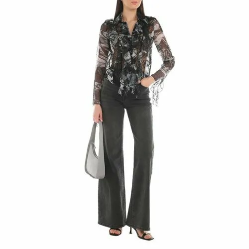 Блуза Versace Jeans Couture, размер 44, черный