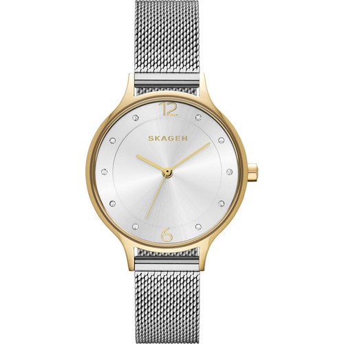 Наручные часы SKAGEN, золотой, серебряный