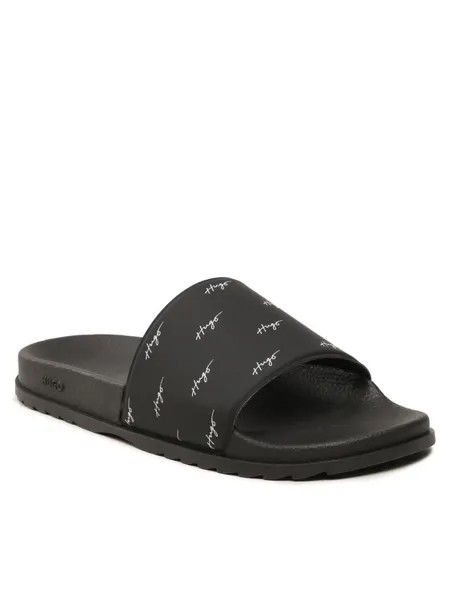 Шлепанцы мужские HUGO BOSS 50492936 черные 44 EU
