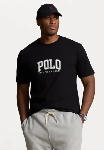 Футболка с принтом Polo Ralph Lauren Big & Tall, черный