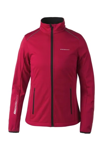 Куртка Zora Softshell с водонепроницаемой и ветрозащитной функцией ENDURANCE, цвет Chinese Red
