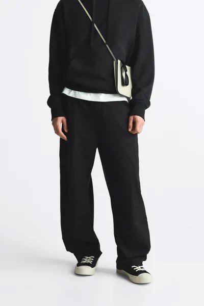 Спортивные брюки мужские ZARA 00108405 черные XL (доставка из-за рубежа)