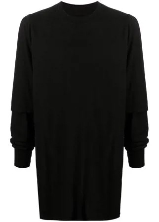 Rick Owens DRKSHDW длинный джемпер узкого кроя
