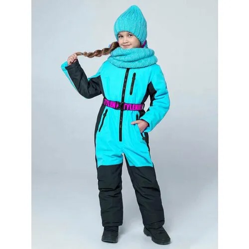 Комбинезон NIKASTYLE, размер 98 (52), голубой
