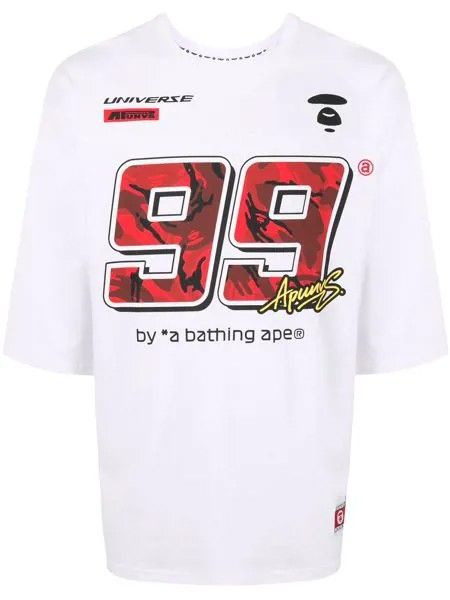 AAPE BY *A BATHING APE® футболка с графичным принтом