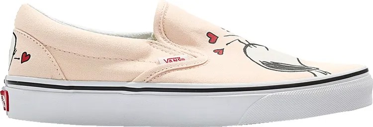 Кеды Vans Peanuts x Classic Slip-On Smack, загар