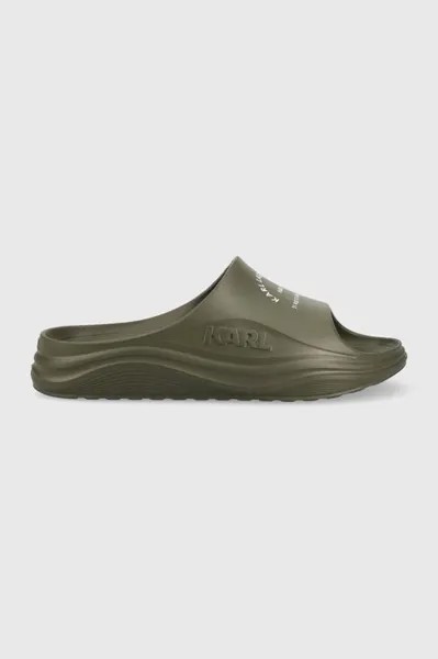 Шлепанцы KL75008 SKOONA Karl Lagerfeld, зеленый
